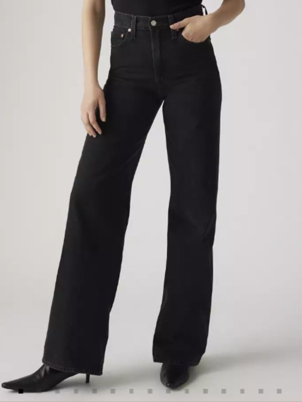 Levis Ribcage Wide Leg Jeans Size 25x30